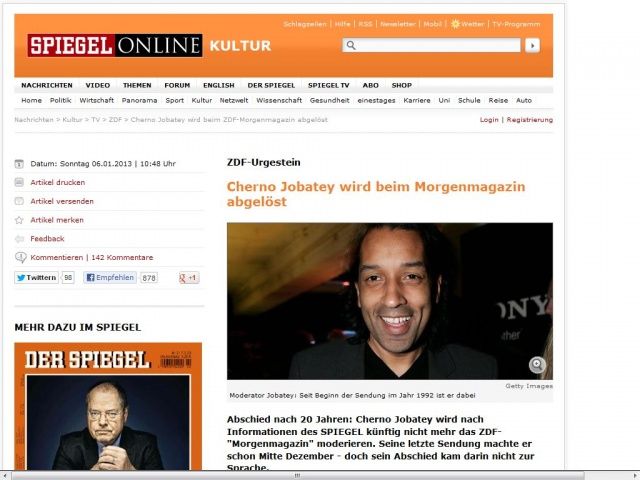 Bild zum Artikel: ZDF-Urgestein: Cherno Jobatey wird beim Morgenmagazin abgelöst