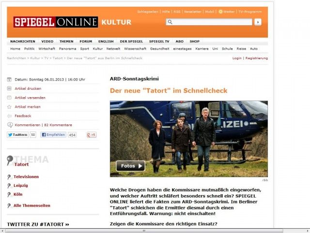 Bild zum Artikel: ARD-Sonntagskrimi: Der neue 'Tatort' im Schnellcheck