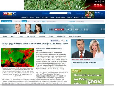 Bild zum Artikel: Deutsche Forscher zeigen: Masernviren können Krebszellen töten