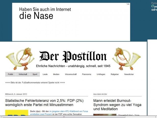 Bild zum Artikel: Statistische Fehlertoleranz von 2,5%: FDP (2%) womöglich erste Partei mit Minusstimmen