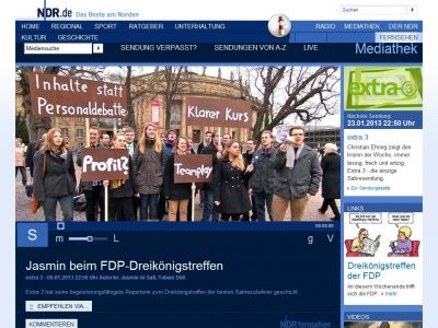 Bild zum Artikel: Jasmin beim FDP-Dreikönigstreffen