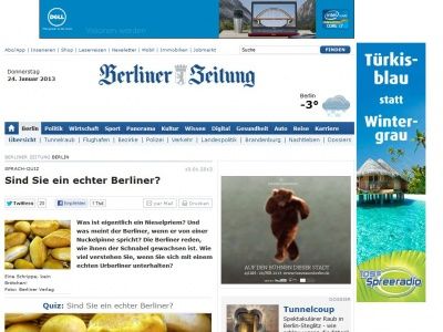 Bild zum Artikel: Sprach-Quiz - Sind Sie ein echter Berliner?