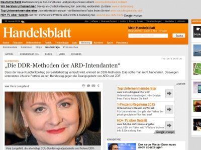 Bild zum Artikel: Gastbeitrag: „Die DDR-Methoden der ARD-Intendanten“