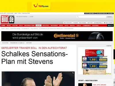 Bild zum Artikel: Aufsichtsrats-Posten? - Schalkes Sensations-Plan mit Huub Stevens