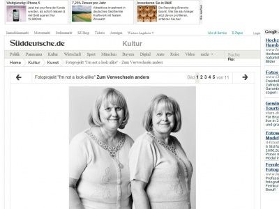 Bild zum Artikel: Bildstrecke: Fotoprojekt 'I'm not a look-alike': Zum Verwechseln anders