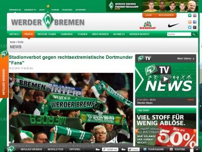 Bild zum Artikel: Stadionverbot gegen rechtsextremistische Dortmunder 'Fans'