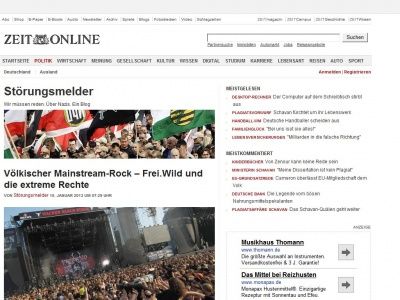 Bild zum Artikel: Völkischer Mainstream-Rock – Frei.Wild und die extreme Rechte