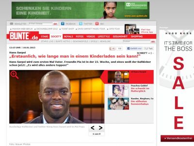 Bild zum Artikel: Hans Sarpei: „Erstaunlich, wie lange man in einem Kinderladen sein kann!“