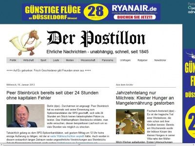 Bild zum Artikel: Peer Steinbrück bereits seit über 24 Stunden ohne kapitalen Fehler