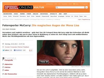 Bild zum Artikel: Fotoreporter McCurry: Die magischen Augen der Mona Lisa