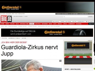 Bild zum Artikel: „Ich bin hier der Boss!“ - Guardiola-Zirkus nervt Jupp