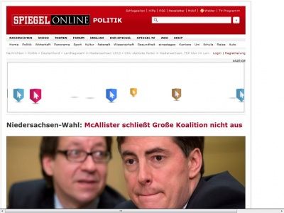 Bild zum Artikel: Niedersachsen-Wahl: McAllister schließt Große Koalition nicht aus