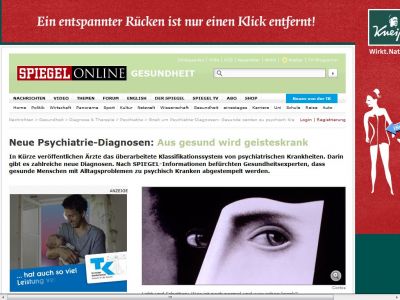 Bild zum Artikel: Neue Psychiatrie-Diagnosen: Aus gesund wird geisteskrank