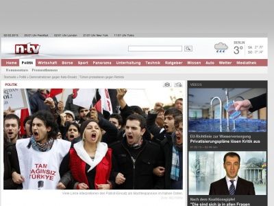 Bild zum Artikel: Demonstrationen gegen Nato-Einsatz: Türken protestieren gegen Patriots