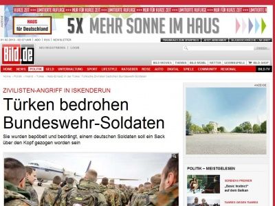 Bild zum Artikel: Nato-Einsatz - Türken bedrohen Bundeswehr-Soldaten