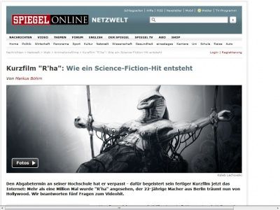 Bild zum Artikel: Kurzfilm 'R'ha': Wie ein Science-Fiction-Hit entsteht