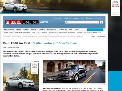 Bild zum Artikel: RAM 1500 im Test: Größenwahn auf Sparflamme