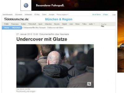 Bild zum Artikel: Dokumentarfilm über Neonazis: Undercover mit Glatze