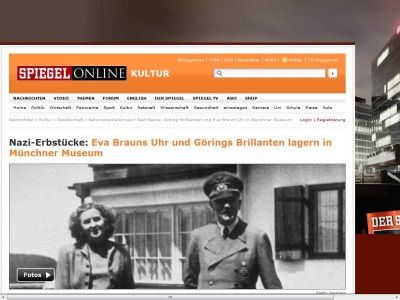 Bild zum Artikel: Nazi-Erbstücke: Eva Brauns Uhr und Görings Brillanten lagern in Münchner Museum