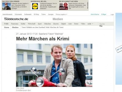 Bild zum Artikel: Saarland-Tatort 'Melinda': Mehr Märchen als Krimi