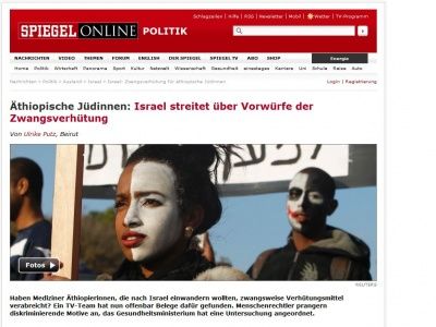 Bild zum Artikel: Äthiopische Jüdinnen: Israel streitet über Vorwürfe der Zwangsverhütung