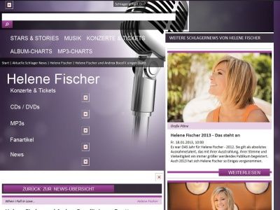 Bild zum Artikel: Helene Fischer und Andrea Bocelli singen Duett