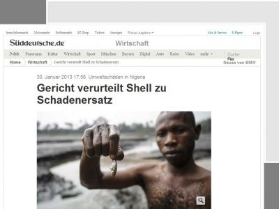 Bild zum Artikel: Umweltschäden in Nigeria: Gericht verurteilt Shell zu Schadenersatz