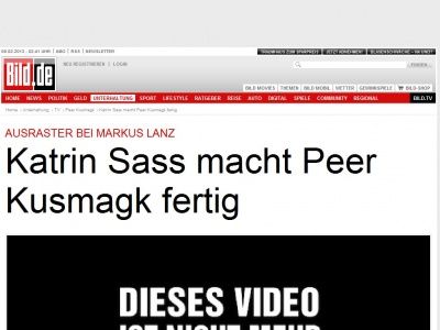 Bild zum Artikel: Ausraster bei Lanz - Katrin Sass greift Peer Kusmagk an