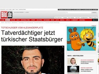 Bild zum Artikel: Fall Jonny K. - Tatverdächtiger jetzt türkischer Staatsbürger