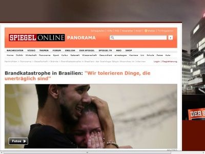 Bild zum Artikel: Brandkatastrophe in Brasilien: 'Wir tolerieren Dinge, die unerträglich sind'