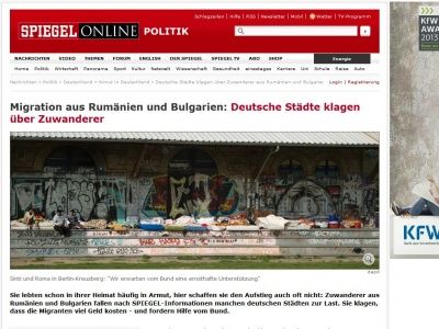 Bild zum Artikel: Migration aus Rumänien und Bulgarien: Deutsche Städte klagen über Zuwanderer