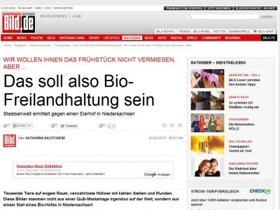 Bild zum Artikel: Staatsanwalt ermittelt - Das soll also Bio-Freilandhaltung sein