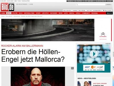 Bild zum Artikel: Rocker am Ballermann - Erobern die Höllen- Engel jetzt Mallorca?