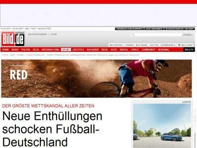 Bild zum Artikel: Europol deckt auf - Größter Wettskandal der Fußballgeschichte