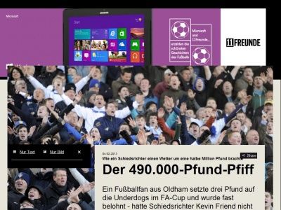 Bild zum Artikel: Wie ein Schiedsrichter einen Wetter um eine halbe Million Pfund brachte