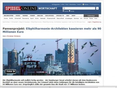 Bild zum Artikel: Pannenprojekt: Elbphilharmonie-Architekten kassieren mehr als 90 Millionen Euro