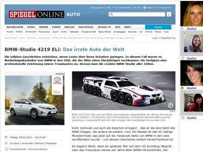 Bild zum Artikel: BMW-Studie 4219 ELi: Das irrste Auto der Welt