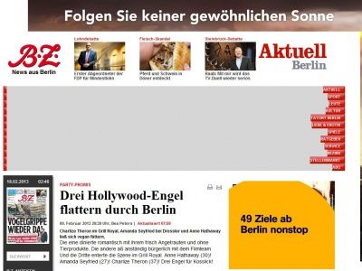 Bild zum Artikel: Party Promis: Drei Hollywood-Engel flattern durch Berlin
