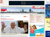 Bild zum Artikel: Papst Benedikt tritt zurück