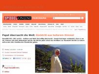 Bild zum Artikel: Papst überrascht die Welt: Rücktritt aus heiterem Himmel