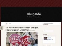 Bild zum Artikel: 1,5 Millionen Unterschriften zwingen Regierung zum Umdenken