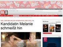 Bild zum Artikel: Bachelor verweigert Pool-Sex - Kandidatin Melanie schmeißt hin
