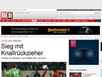 Bild zum Artikel: 2:0 in Wolfsburg - Sieg mit Knallrückzieher