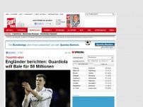 Bild zum Artikel: Transfer-News  -  

Engländer berichten: Guardiola will Bale für 58 Millionen