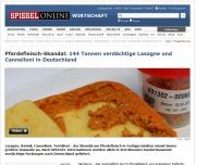 Bild zum Artikel: Pferdefleisch-Skandal: 144 Tonnen verdächtige Lasagne und Cannelloni in Deutschland