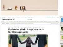 Bild zum Artikel: Entscheidung in Karlsruhe: Verfassungsgericht stärkt Adoptionsrecht für Homosexuelle