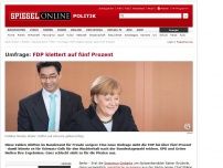 Bild zum Artikel: Umfrage: FDP klettert auf fünf Prozent