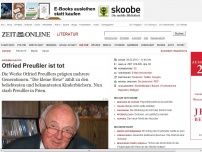 Bild zum Artikel: Kinderbuchautor: 
			  Otfried Preußler ist tot