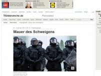 Bild zum Artikel: Polizeigewalt: Mauer des Schweigens