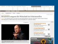 Bild zum Artikel: Wahlkampfvorbereitung: Steinbrück umgarnt die Wirtschaft bei Geheimtreffen